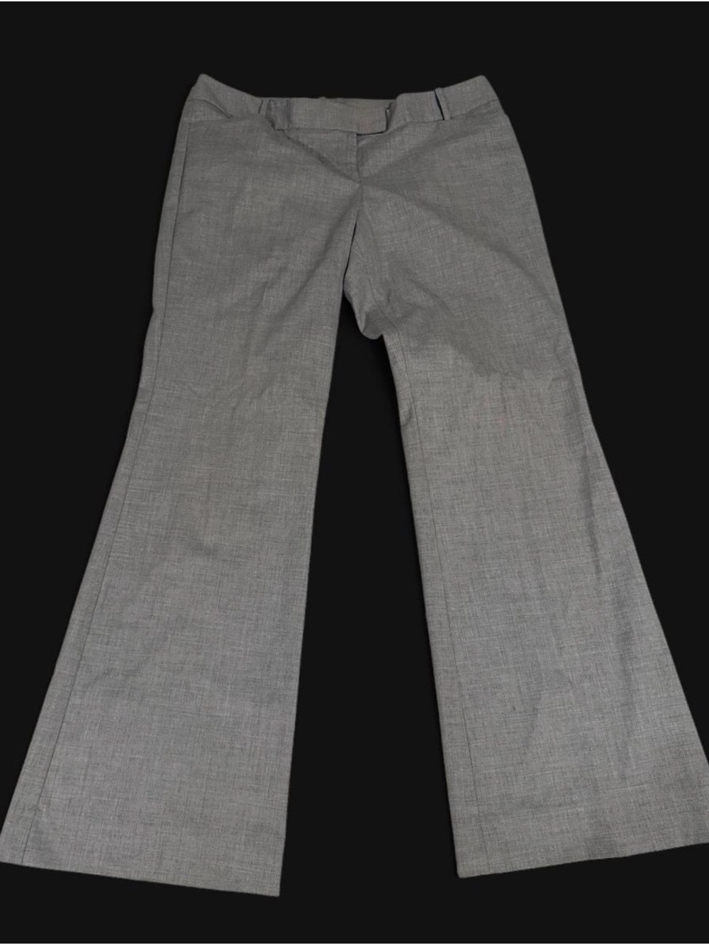 The Limited Light Gray Flare Dress Pants
